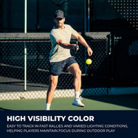 PRECISE Pickleball Balls – Outdoor A 40 Model with 40 Holes – USAPA Approved – Durable Flight Design