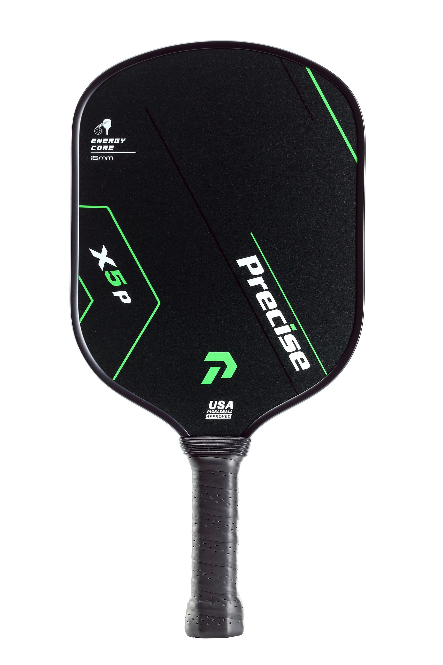 Precise X5p Pickleball Paddle – USAPA Approved – Smooth Surface for Power & Speed – Lightweight Core & Comfort Grip – for Indoor & Outdoor Play – Smooth