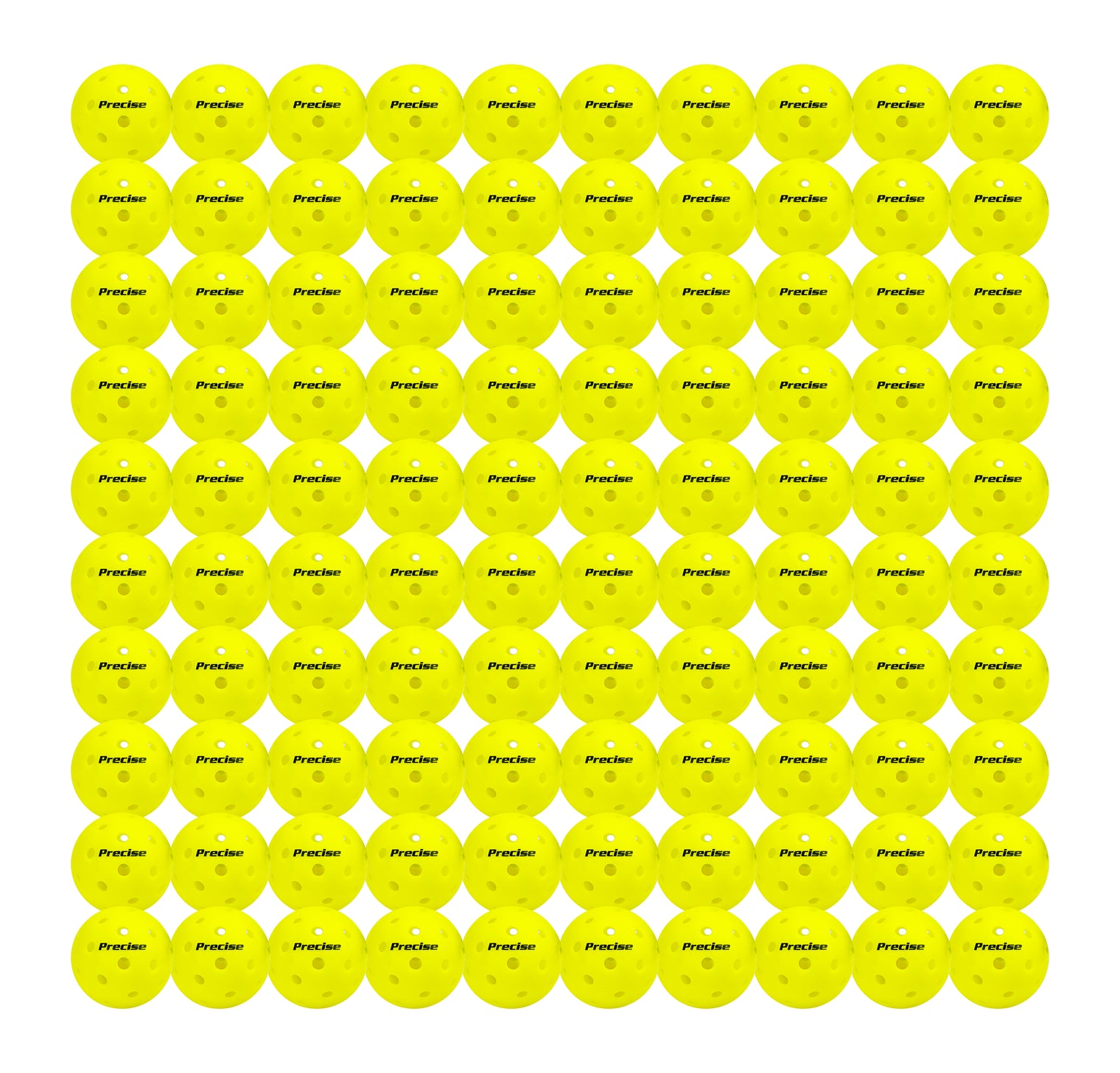 PRECISE Pickleball Balls – Outdoor A 40 Model with 40 Holes – USAPA Approved – Durable Flight Design
