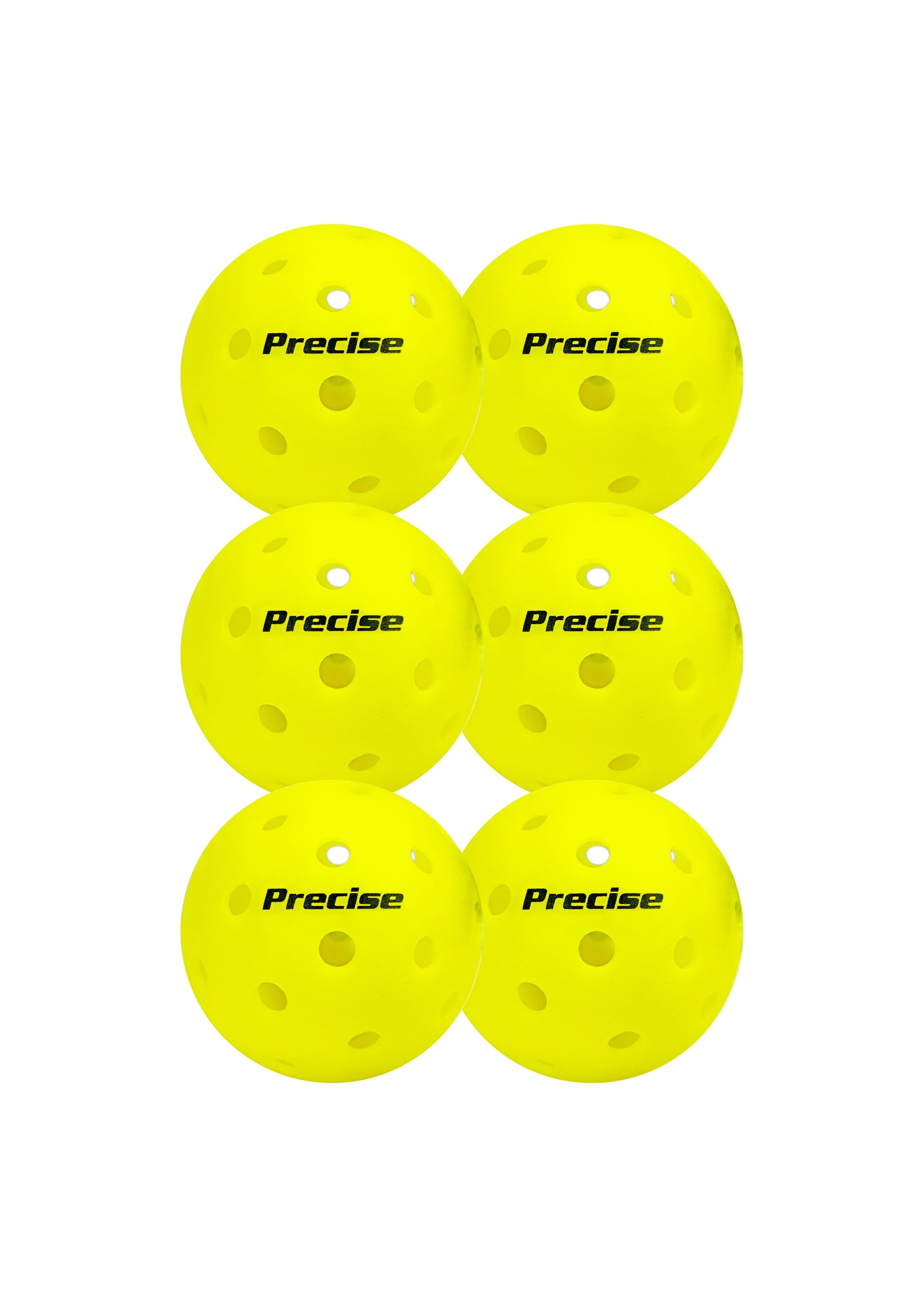 PRECISE Pickleball Balls – Outdoor A 40 Model with 40 Holes – USAPA Approved – Durable Flight Design